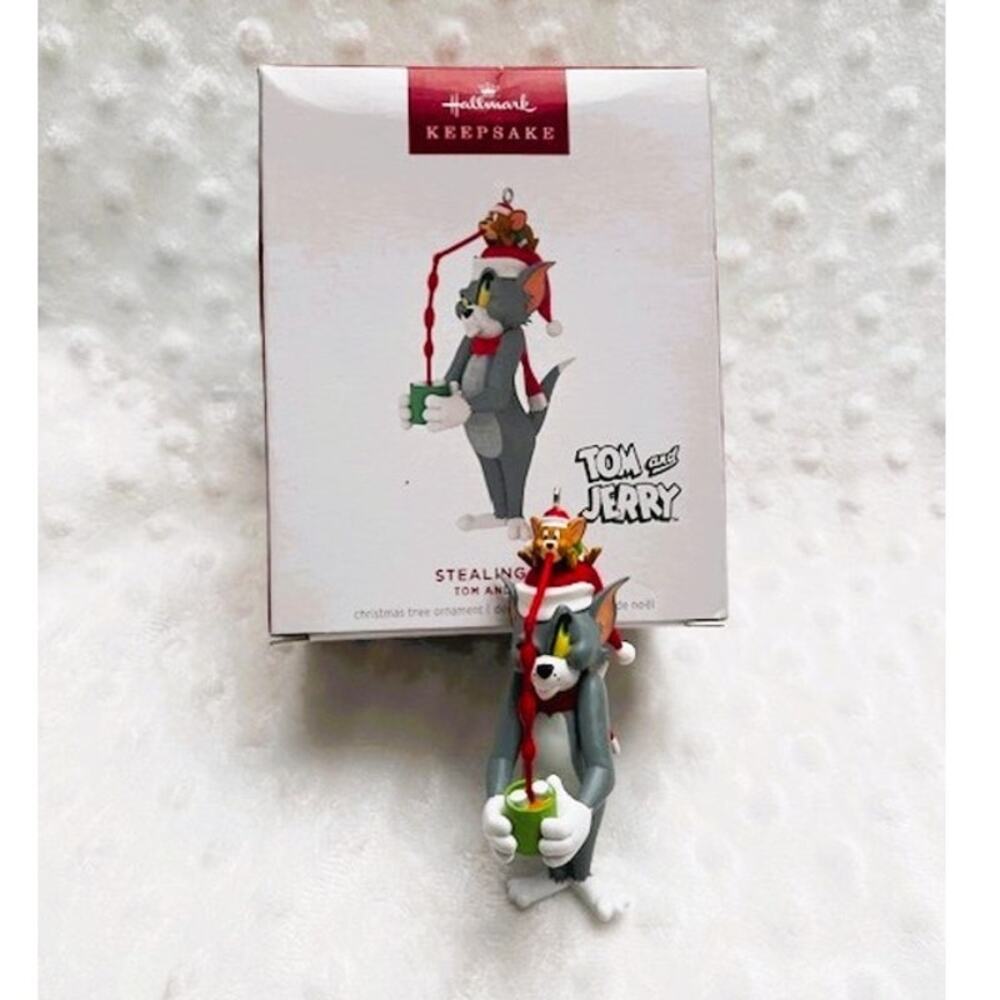 Hallmark Keepsake 2024 Tom & Jerry "Stealing Sips" Christmas Ornament-NIB